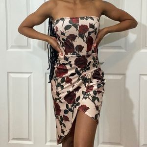 Nude Strapless Dress